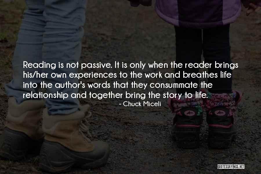 Reading Together Quotes By Chuck Miceli Reading Together Quotes By Chuck Miceli