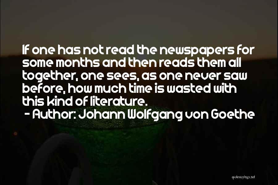 Reading Together Quotes By Johann Wolfgang Von Goethe