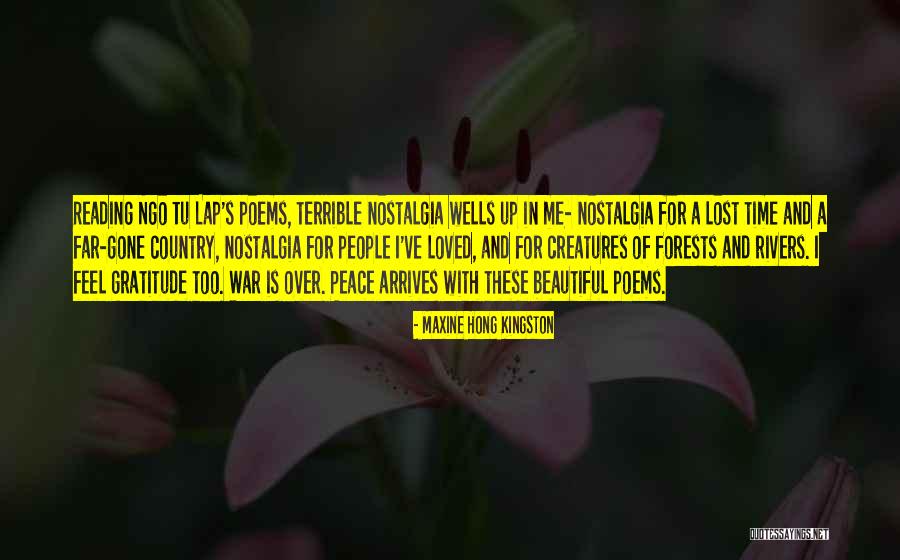 Reading War And Peace Quotes By Maxine Hong Kingston