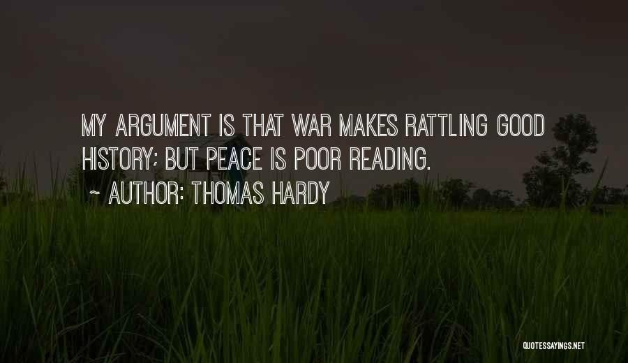 Reading War And Peace Quotes By Thomas Hardy