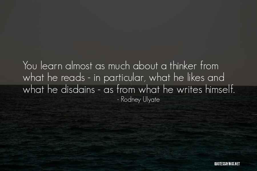 Reading Writing And Education Quotes By Rodney Ulyate