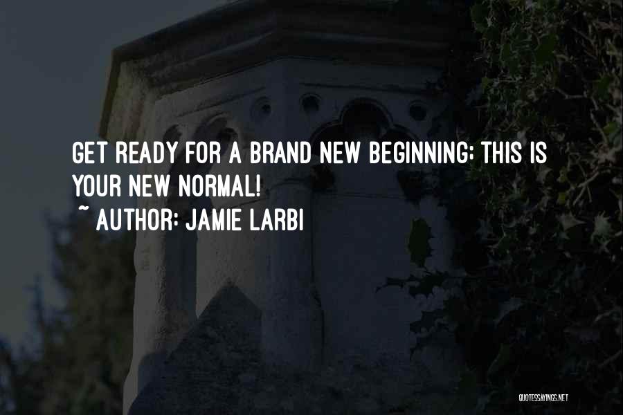 Ready For A New Beginning Quotes By Jamie Larbi