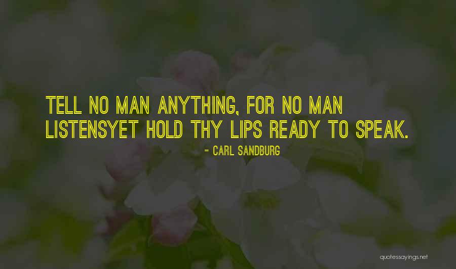 Ready For Anything Quotes By Carl Sandburg Ready For Anything Quotes By Carl Sandburg