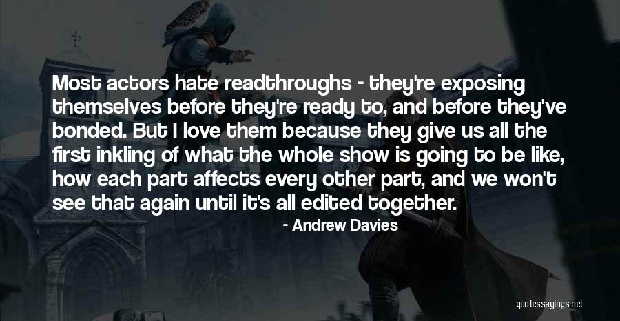 Ready For Love Again Quotes By Andrew Davies Ready For Love Again Quotes By Andrew Davies