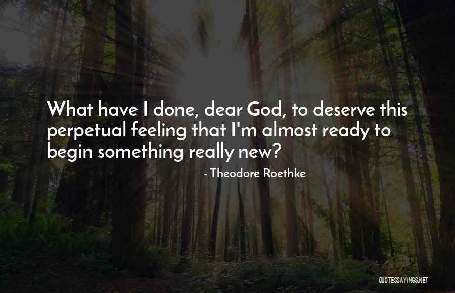 Ready To Begin Quotes By Theodore Roethke Ready To Begin Quotes By Theodore Roethke