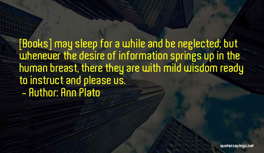Ready To Go To Sleep Quotes By Ann Plato