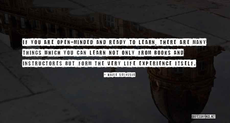 Ready To Learn Quotes By Haile Selassie Ready To Learn Quotes By Haile Selassie