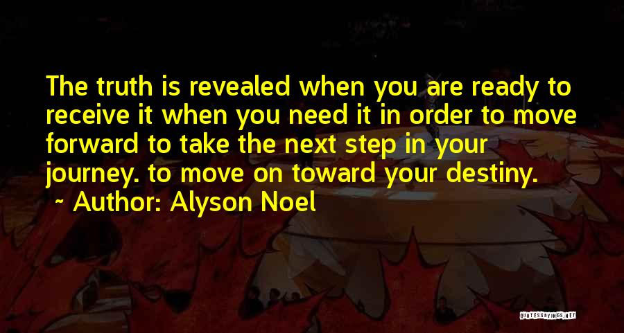 Ready To Move Quotes By Alyson Noel