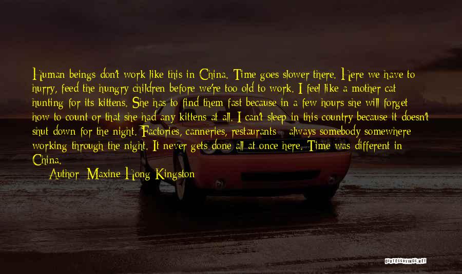 Ready To Sleep Quotes By Maxine Hong Kingston