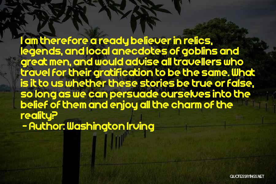 Ready To Travel Quotes By Washington Irving