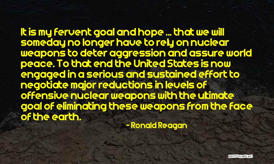 Reagan Nuclear Quotes By Ronald Reagan