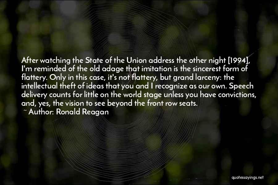 Reagan State Of The Union Quotes By Ronald Reagan