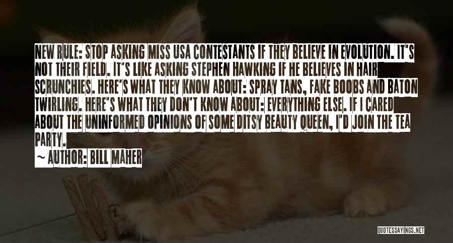 Real Beauty Quotes By Bill Maher