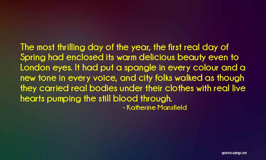 Real Beauty Quotes By Katherine Mansfield