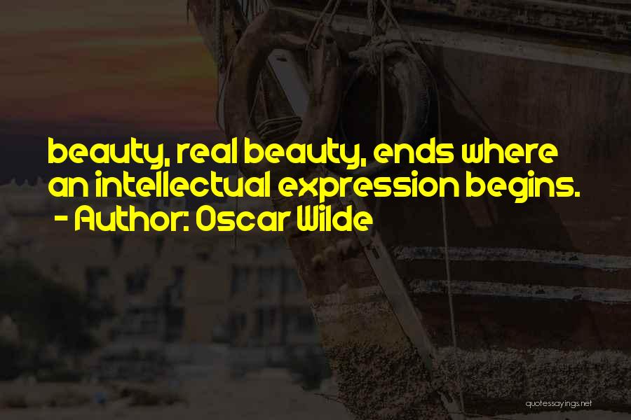Real Beauty Within Quotes By Oscar Wilde