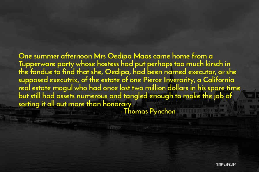 Real Estate Mogul Quotes By Thomas Pynchon Real Estate Mogul Quotes By Thomas Pynchon