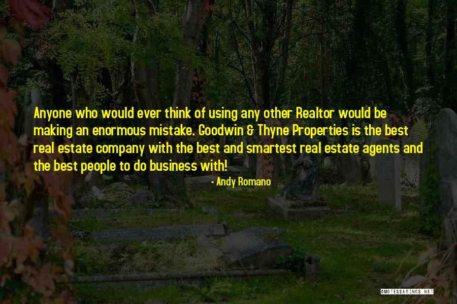 Real Estate Quotes By Andy Romano