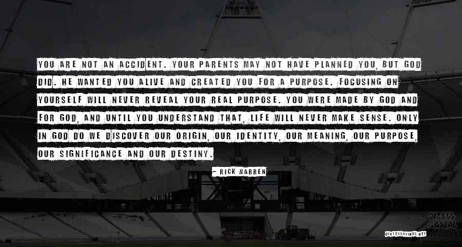 Real Identity Quotes By Rick Warren Real Identity Quotes By Rick Warren
