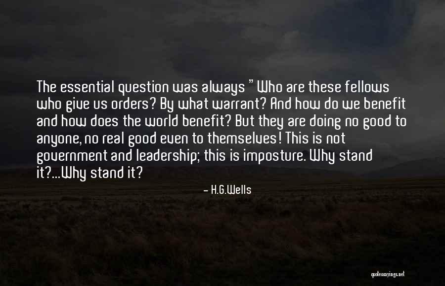 Real Leadership Quotes By H.G.Wells Real Leadership Quotes By H.G.Wells