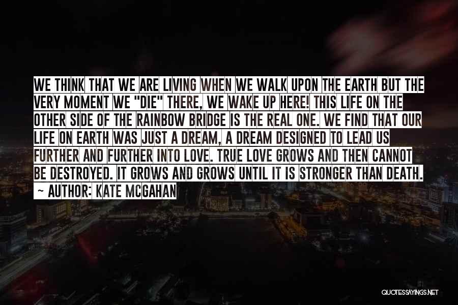 Real Life Dream Quotes By Kate McGahan