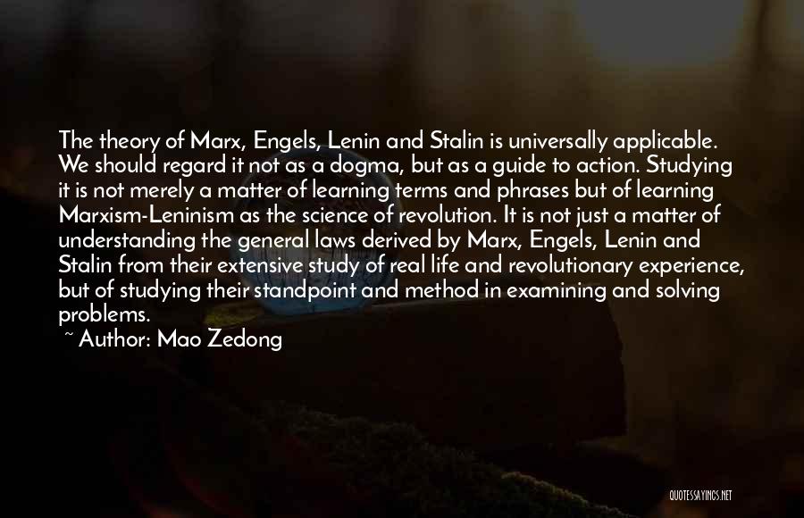 Real Life Problems Quotes By Mao Zedong