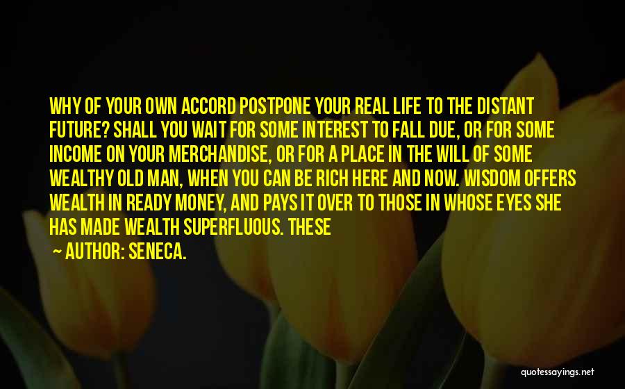 Real Life Wisdom Quotes By Seneca.