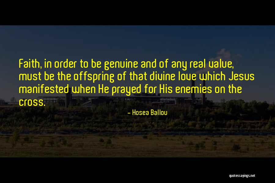 Real Love Love Quotes By Hosea Ballou