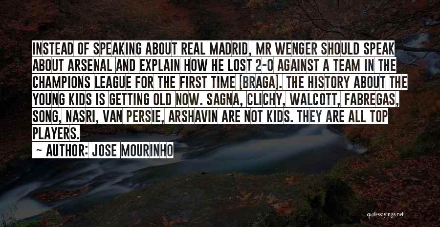 Real Madrid Team Quotes By Jose Mourinho
