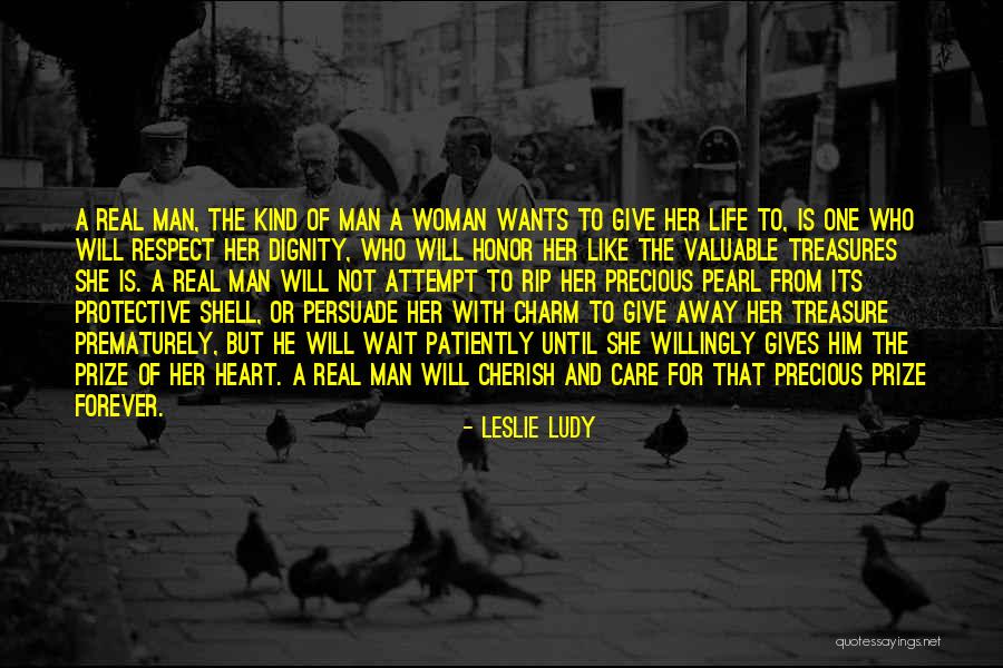 Real Man And Woman Quotes By Leslie Ludy