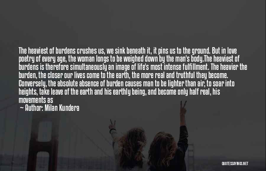 Real Man And Woman Quotes By Milan Kundera