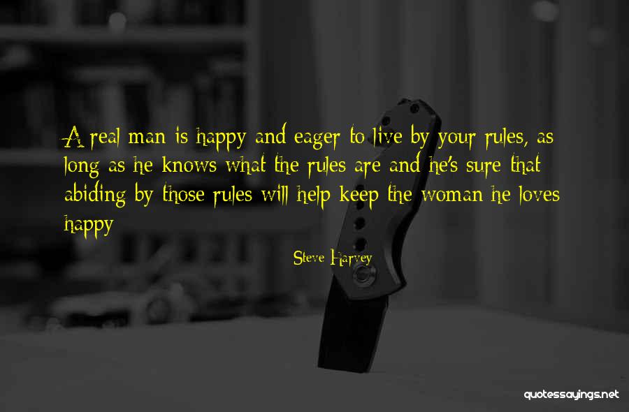 Real Man And Woman Quotes By Steve Harvey