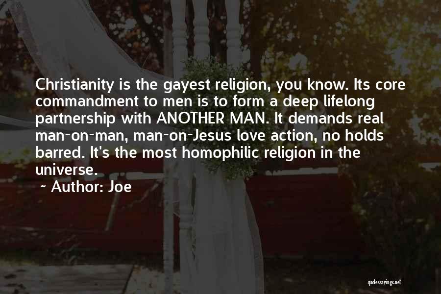 Real Man In Love Quotes By Joe