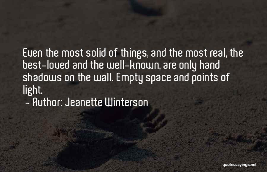 Real Solid Quotes By Jeanette Winterson