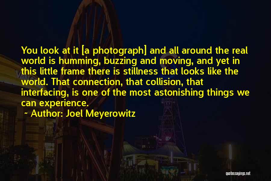 Real World Experience Quotes By Joel Meyerowitz