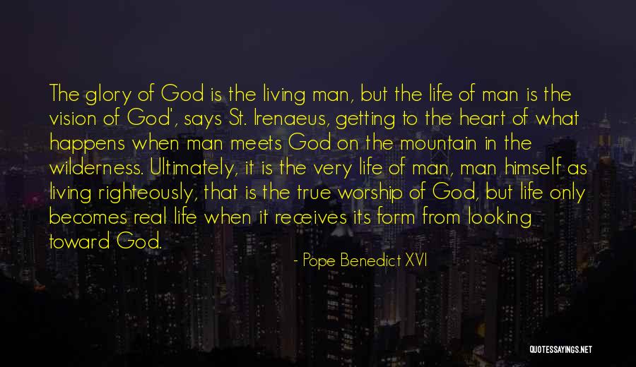 Real Worship Quotes By Pope Benedict XVI Real Worship Quotes By Pope Benedict XVI
