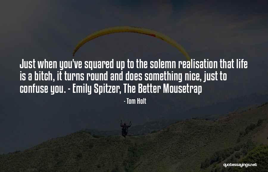 Realisation Quotes By Tom Holt