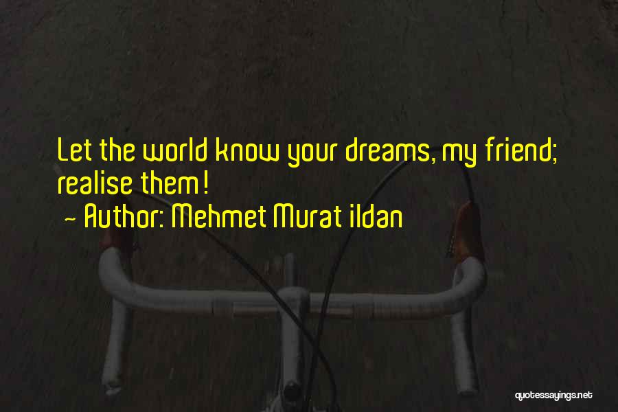 Realise Your Dreams Quotes By Mehmet Murat Ildan