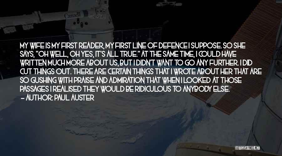 Realised Quotes By Paul Auster