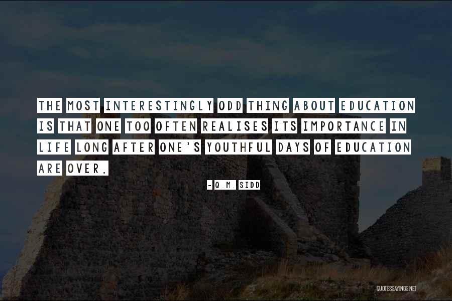 Realises That Quotes By Q.M. Sidd Realises That Quotes By Q.M. Sidd