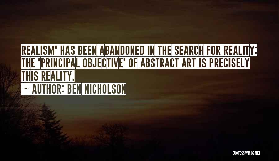 Realism Art Quotes By Ben Nicholson