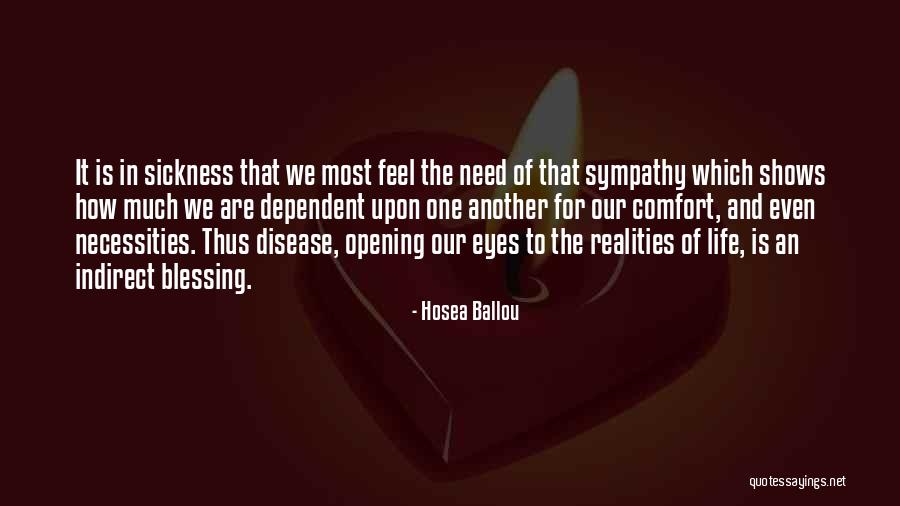 Realities Of Life Quotes By Hosea Ballou