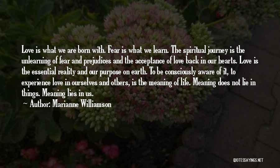 Reality And Acceptance Quotes By Marianne Williamson