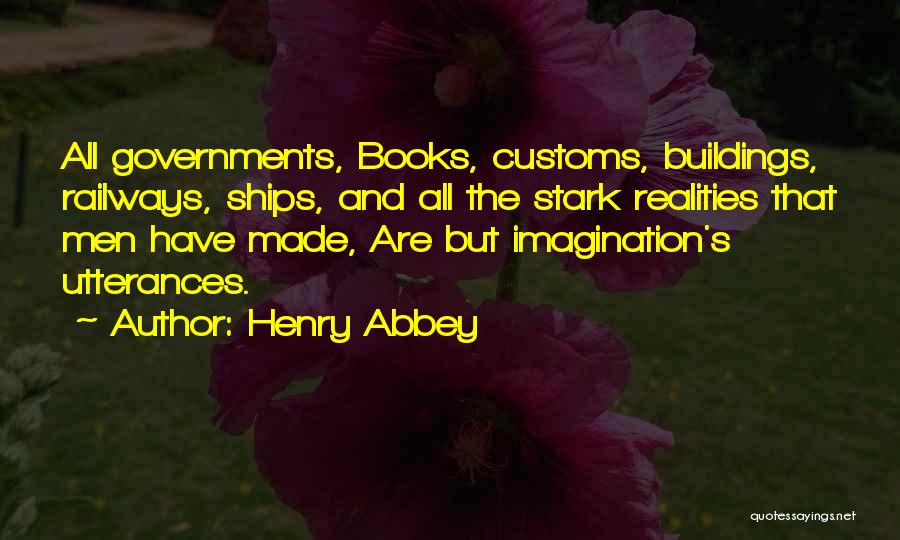 Reality And Imagination Quotes By Henry Abbey