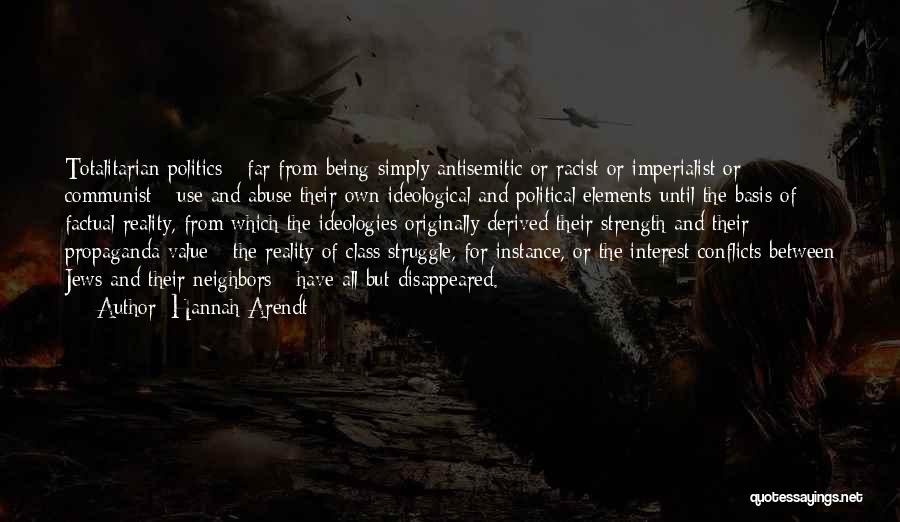 Reality And Truth Quotes By Hannah Arendt