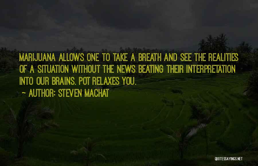 Reality Interpretation Quotes By Steven Machat