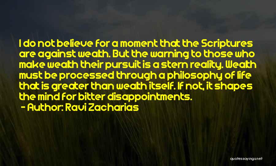 Reality Is Bitter Quotes By Ravi Zacharias