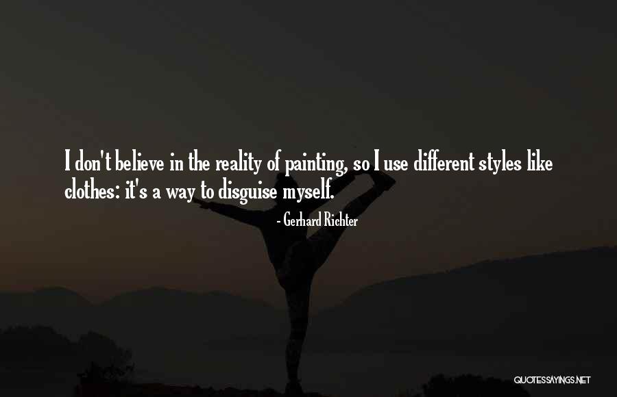 Reality Of A Painting Quotes By Gerhard Richter Reality Of A Painting Quotes By Gerhard Richter