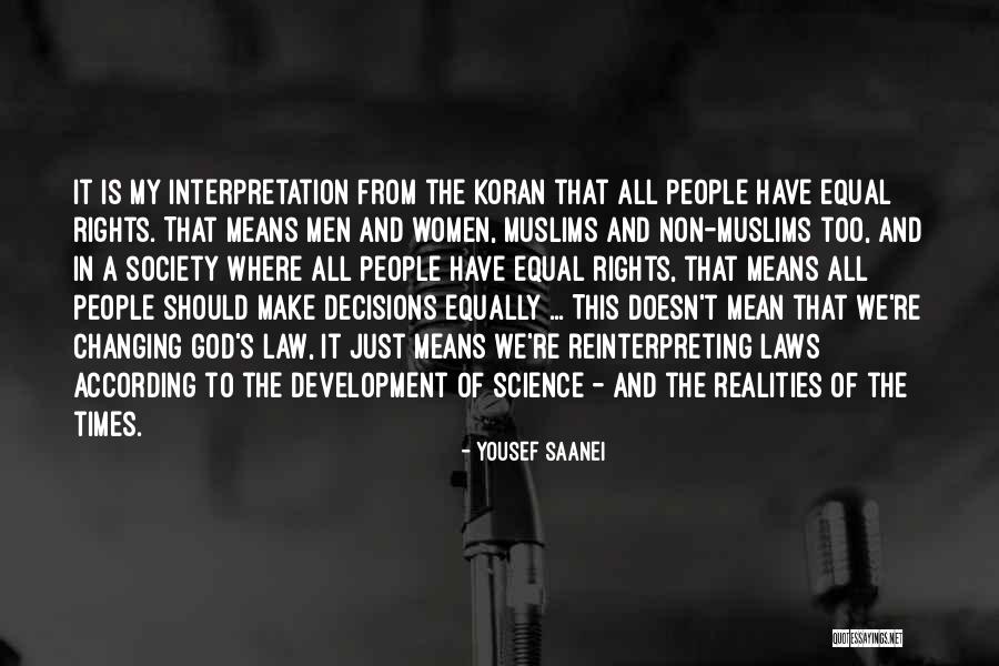 Reality Of God Quotes By Yousef Saanei Reality Of God Quotes By Yousef Saanei