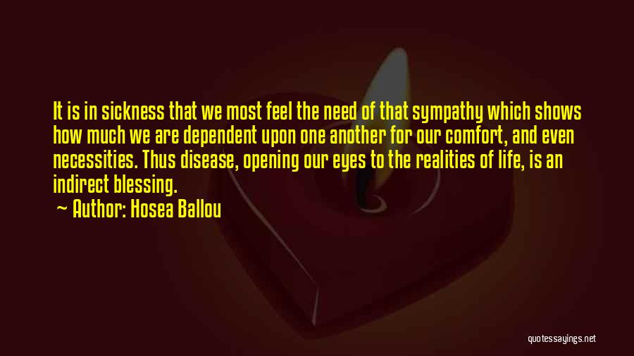 Reality Shows Quotes By Hosea Ballou