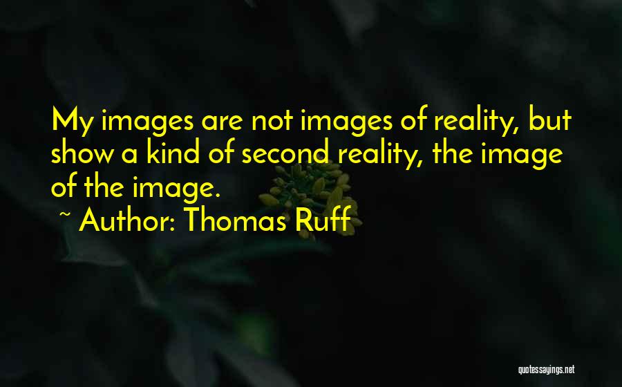 Reality Shows Quotes By Thomas Ruff